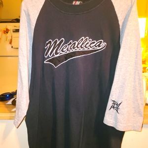 Metallica 3/4 sleeve jersey